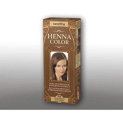 Краска для волос Henna Color 75мл 114 Золотисто-коричневый, Venita
Краска для волос Henna Color 75мл 114 Золотисто-коричневый, Venita