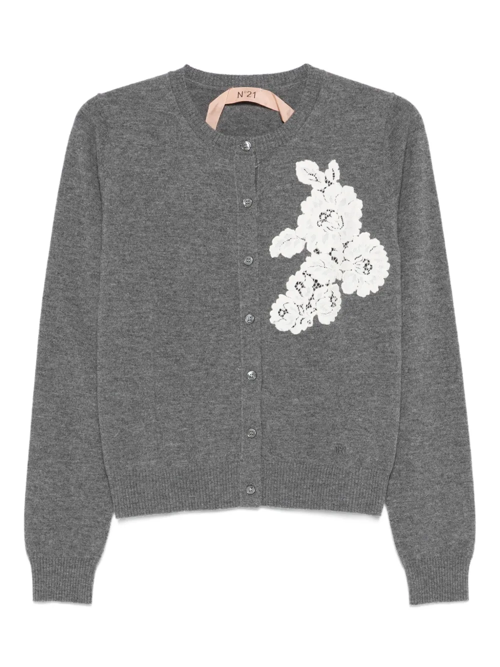 Кардиган с цветочным кружевом Nº21, серый
Кардиган с цветочным кружевом Nº21, серый