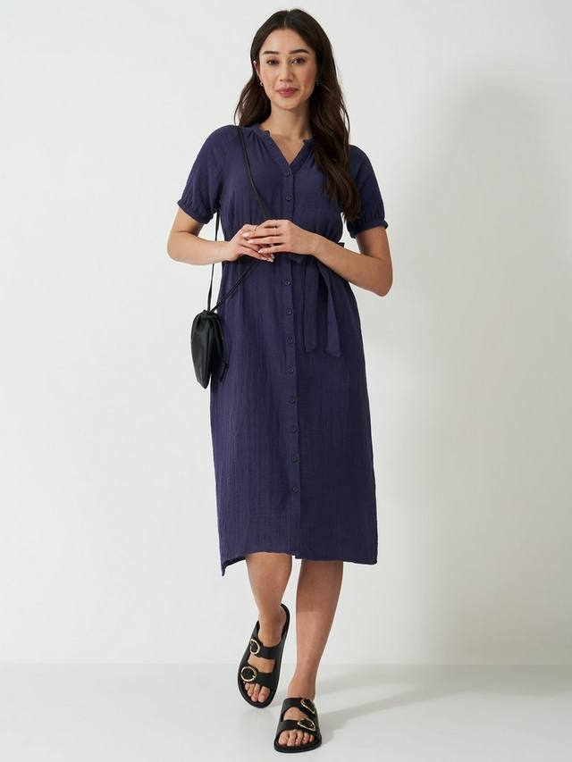 Платье Kate из сырного муслина Crew Clothing, Navy Blue
Платье Kate из сырного муслина Crew Clothing, Navy Blue