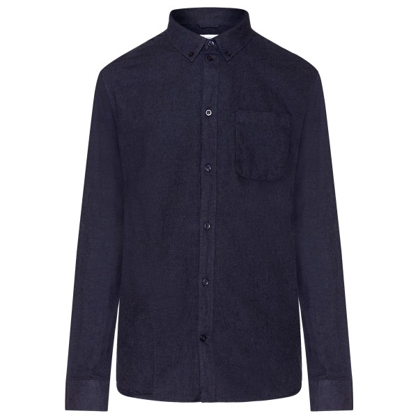 Рубашка из меланжевой фланели, классического кроя Knowledgecotton Apparel, Total Eclipse
Рубашка из меланжевой фланели, классического кроя Knowledgecotton Apparel, Total Eclipse