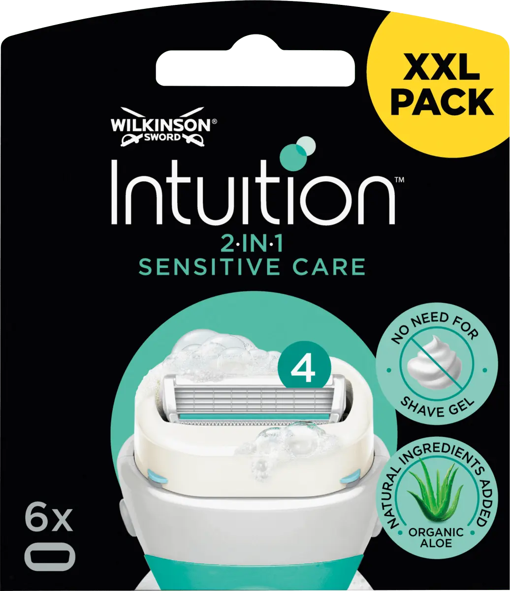 Лезвия для бритвы Intuition Sensitive Care 6 шт. WILKINSON SWORD
Лезвия для бритвы Intuition Sensitive Care 6 шт. WILKINSON SWORD