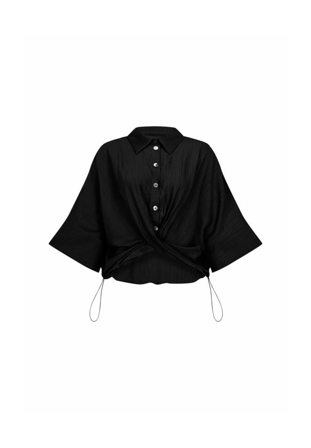 Блузка Maya с коротким вырезом Freshlions, черный
Блузка Maya с коротким вырезом Freshlions, черный