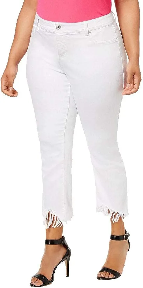 International Concepts Plus Size укороченные джинсы с бахромой
International Concepts Plus Size укороченные джинсы с бахромой