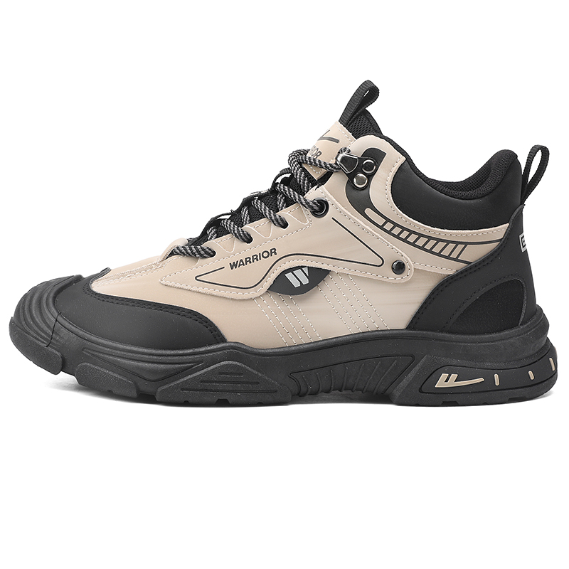 WARRIOR Износостойкие, противоскользящие, амортизирующие, повседневные туфли средней высоты, мужские, цвета хаки и черного цвета 
WARRIOR Износостойкие, противоскользящие, амортизирующие, повседневные туфли средней высоты, мужские, цвета хаки и черного цвета
