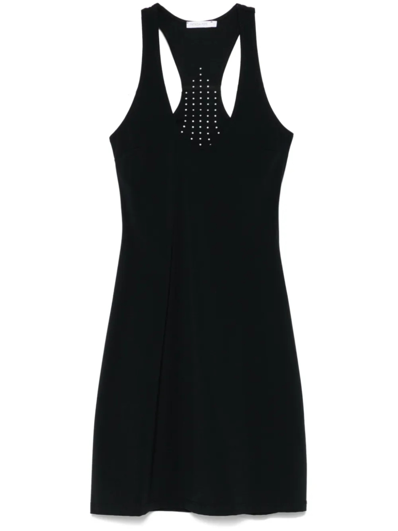Платье мини Patrizia Pepe с перфорированным логотипом, черный
Платье мини Patrizia Pepe с перфорированным логотипом, черный