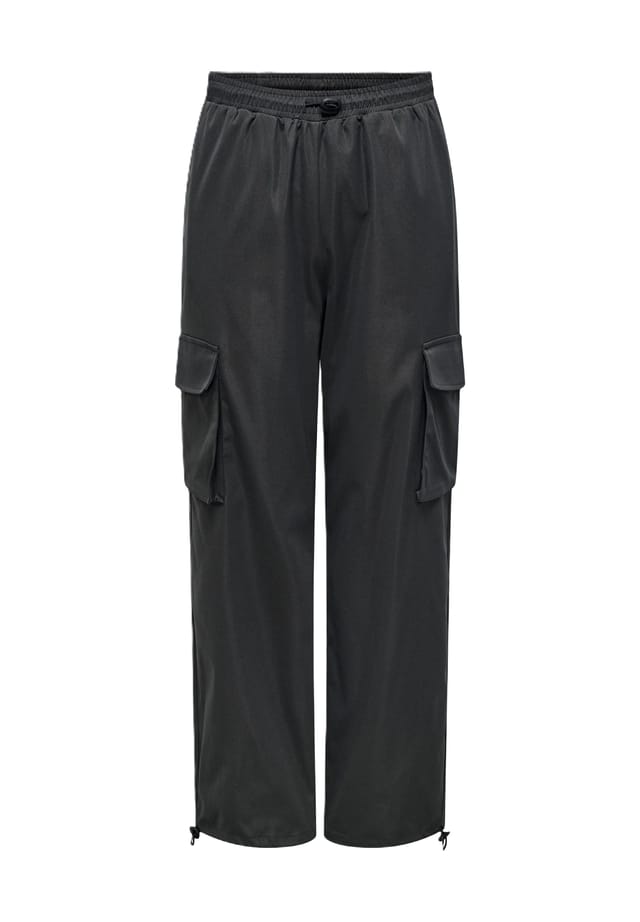 Брюки-Карго с эластичным поясом и шнурком Only, цвет raven 
Брюки-Карго с эластичным поясом и шнурком Only, цвет raven