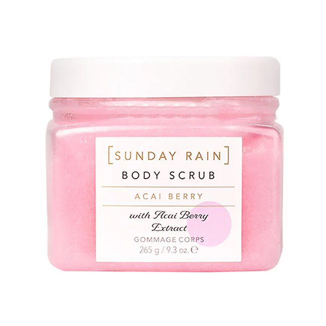 Скраб для тела с ягодами асаи Sunday Rain, 265 гр
Скраб для тела с ягодами асаи Sunday Rain, 265 гр