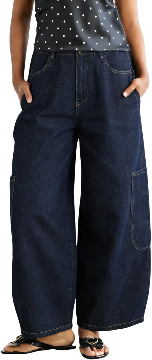 Женские джинсы-палаццо CHOUYATOU с эластичным поясом
Женские джинсы-палаццо CHOUYATOU с эластичным поясом