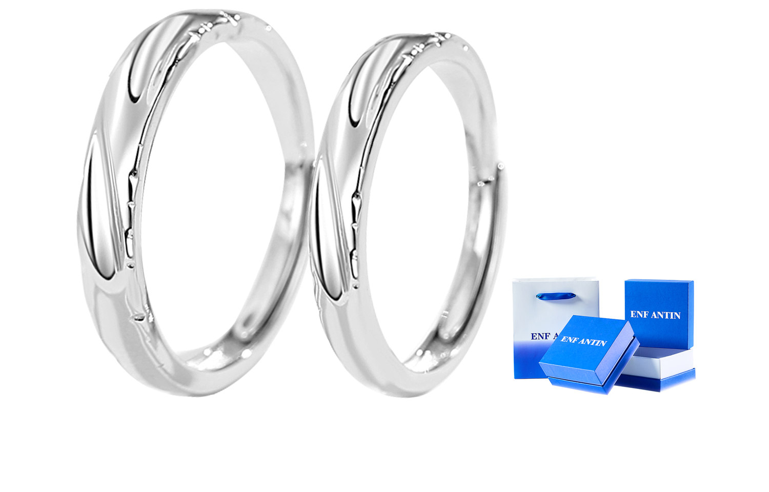 ENFANTIN Серебряное парное кольцо S925 Unisex
ENFANTIN Серебряное парное кольцо S925 Unisex