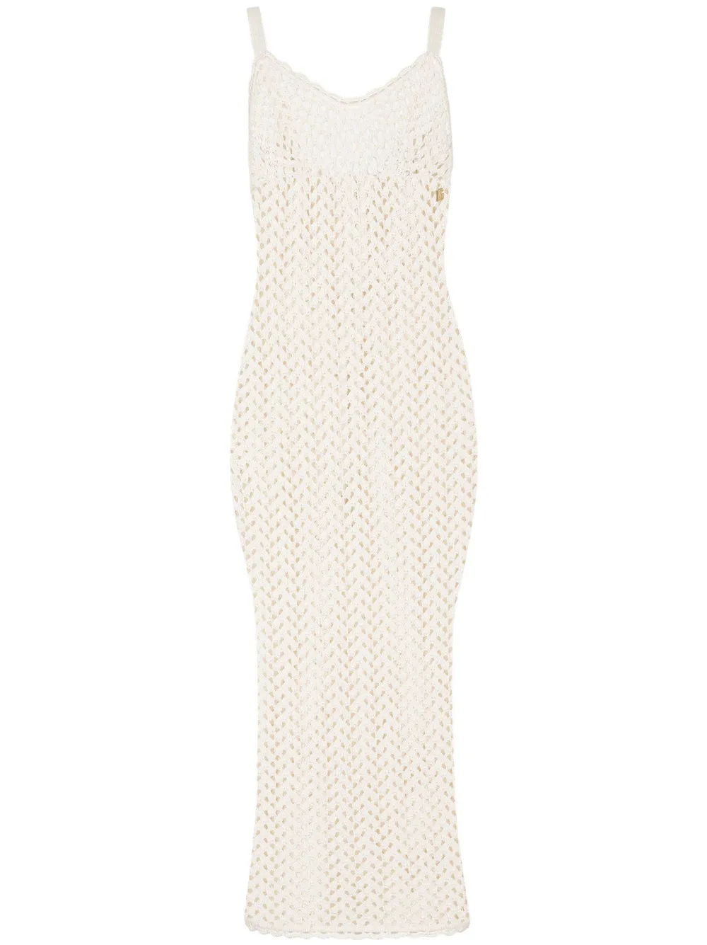 Платье миди в технике кроше DOLCE & GABBANA, нейтральный
Платье миди в технике кроше DOLCE & GABBANA, нейтральный