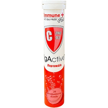 Пищевая добавка Immune Plus для иммунной системы со вкусом апельсина - 20 шипучих таблеток Igactive
Пищевая добавка Immune Plus для иммунной системы со вкусом апельсина - 20 шипучих таблеток Igactive
