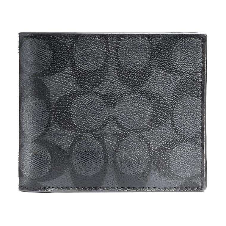 COACH Кошелек PVC мужской Black & Gray, Серый, COACH Кошелек PVC мужской Black & Gray
COACH Кошелек PVC мужской Black & Gray, Серый, COACH Кошелек PVC мужской Black & Gray