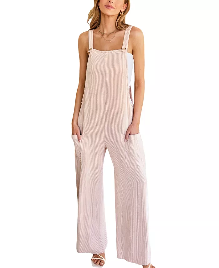 Женские вязаные комбинезоны с широкими штанинами Cupshe, коричневый/бежевый
Женские вязаные комбинезоны с широкими штанинами Cupshe, коричневый/бежевый