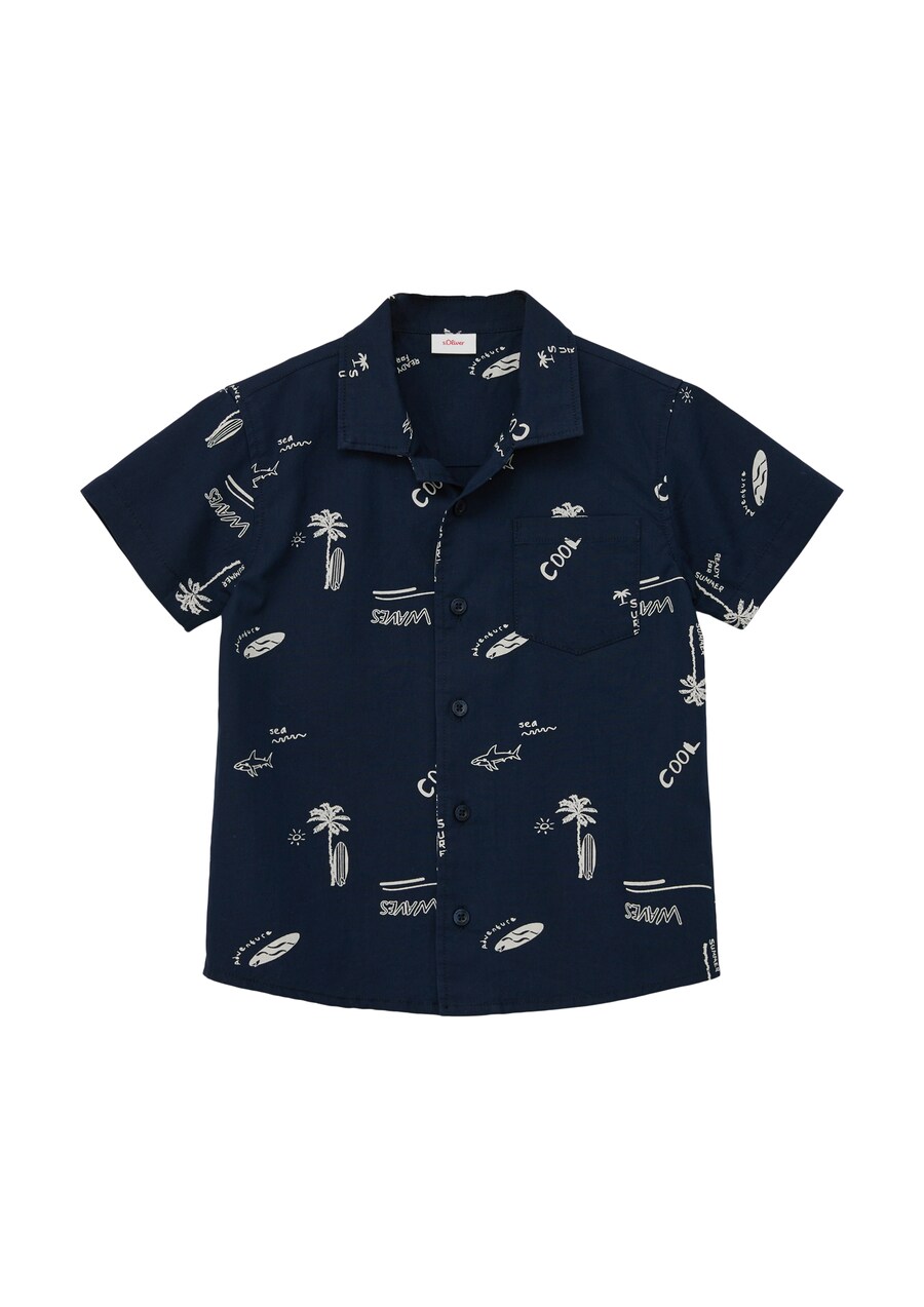 Удобная рубашка на пуговицах s.Oliver, морской синий
Удобная рубашка на пуговицах s.Oliver, морской синий