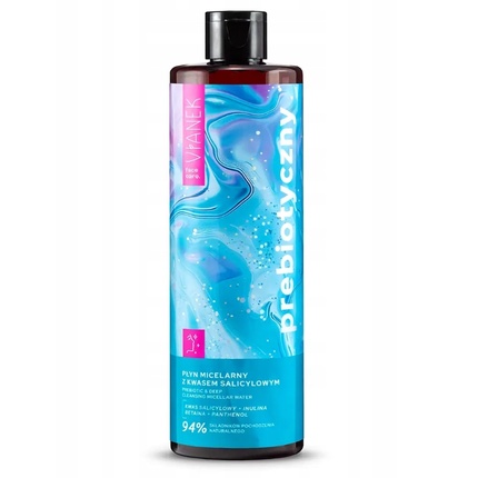 Пребиотическая мицеллярная жидкость с салициловой кислотой - 400 мл Vianek
Пребиотическая мицеллярная жидкость с салициловой кислотой - 400 мл Vianek