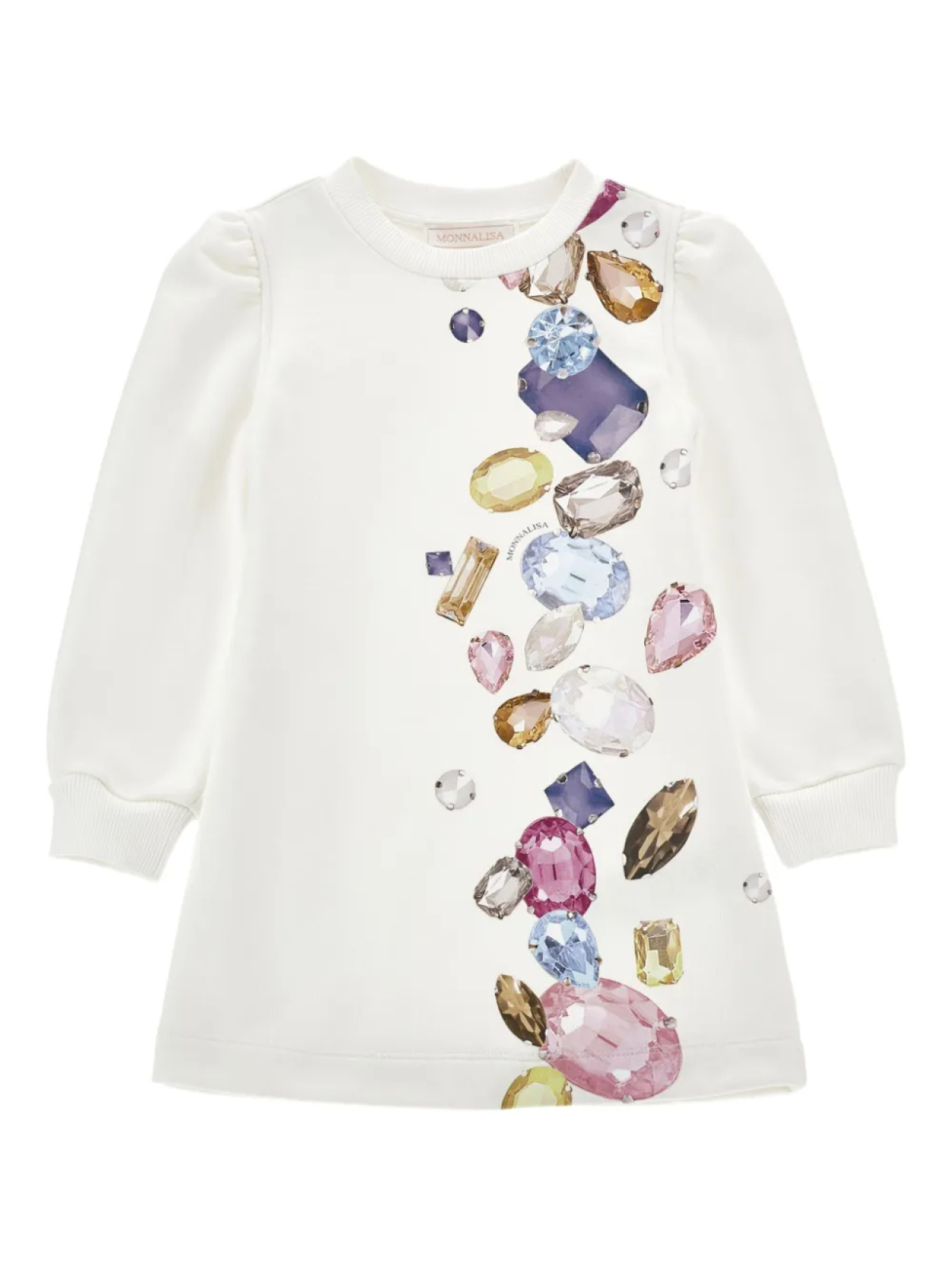 Monnalisa декорированное платье с длинными рукавами, белый
Monnalisa декорированное платье с длинными рукавами, белый