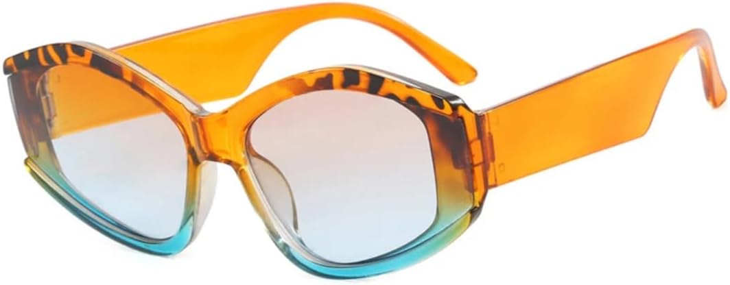 Солнцезащитные очки с защитой UV400 | Цветные линзы, овальная форма "кошачий глаз" | Для женщин и мужчин, для занятий спортом на открытом воздухе и вождения DSVIGF, Orange Blue
Солнцезащитные очки с защитой UV400 | Цветные линзы, овальная форма "кошачий глаз" | Для женщин и мужчин, для занятий спортом на открытом воздухе и вождения DSVIGF, Orange Blue