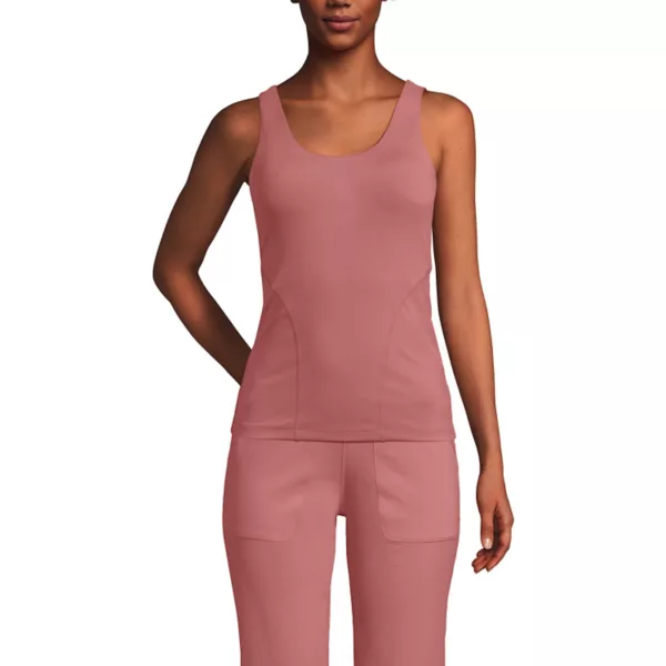 Женская майка из интерлока с круглым вырезом Lands' End, цвет dark rose clay
Женская майка из интерлока с круглым вырезом Lands' End, цвет dark rose clay