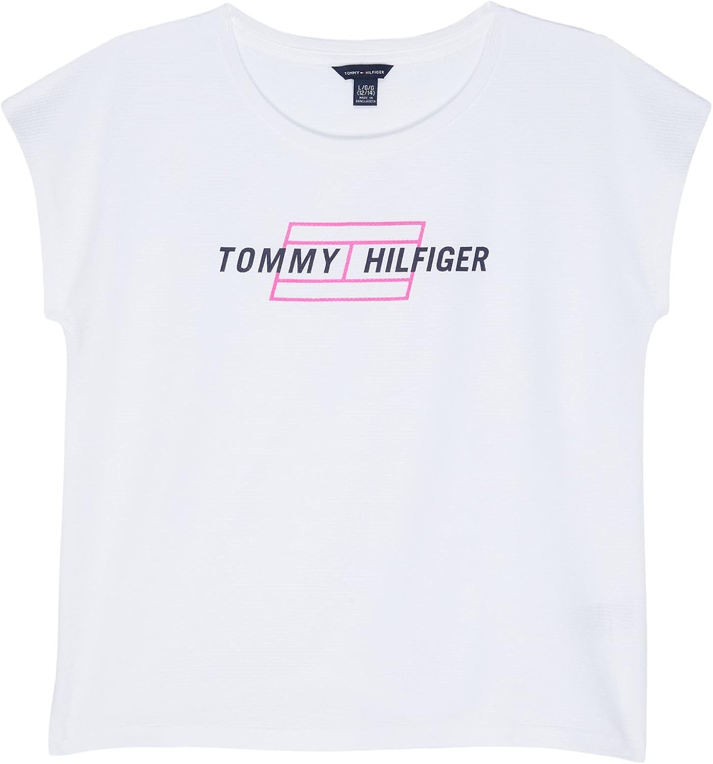 Футболка Tommy Hilfiger для девочек, спортивная, с короткими рукавами, круглым вырезом, легкая и эластичная, White Flag Mesh
Футболка Tommy Hilfiger для девочек, спортивная, с короткими рукавами, круглым вырезом, легкая и эластичная, White Flag Mesh