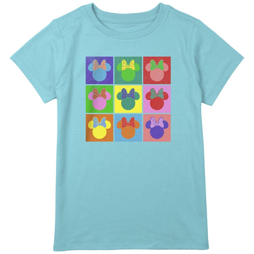 Футболка с изображением Минни Маус Диснея для девочек в стиле поп-арт с графическим рисунком больших размеров Licensed Character, синий 
Футболка с изображением Минни Маус Диснея для девочек в стиле поп-арт с графическим рисунком больших размеров Licensed Character, синий