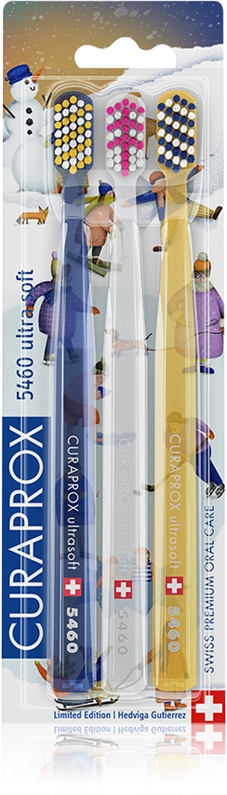 Зубные щетки лимитированной серии Winter Wonderland 5460 ультрамягкие Curaprox, 3 шт
Зубные щетки лимитированной серии Winter Wonderland 5460 ультрамягкие Curaprox, 3 шт