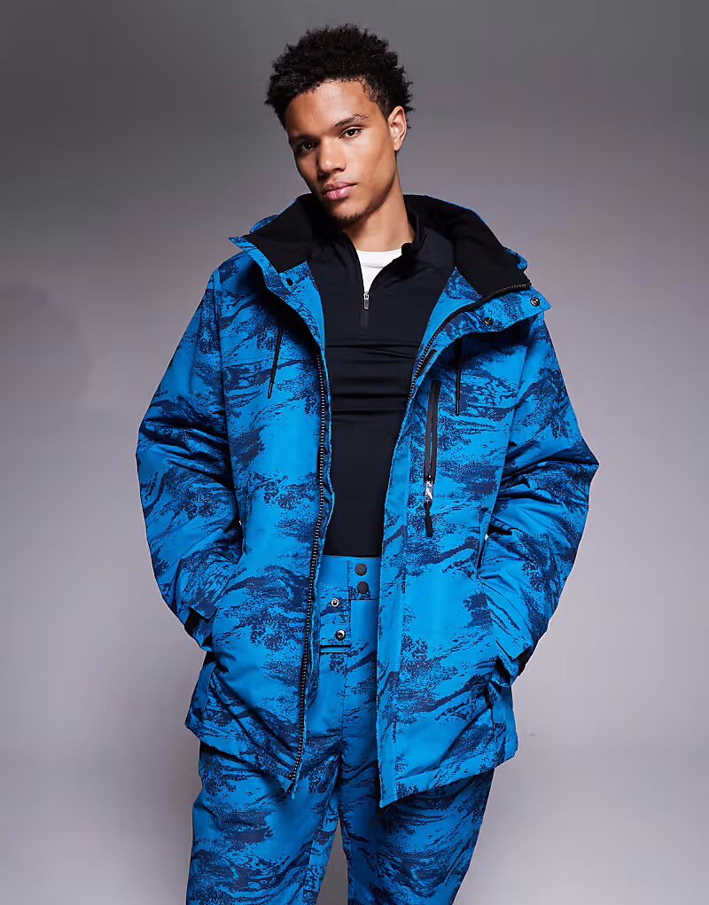 Потертая лыжная куртка на молнии с капюшоном, с синим и темно-синим принтом Threadbare, Синий, Потертая лыжная куртка на молнии с капюшоном, с синим и темно-синим принтом Threadbare
Потертая лыжная куртка на молнии с капюшоном, с синим и темно-синим принтом Threadbare, Синий, Потертая лыжная куртка на молнии с капюшоном, с синим и темно-синим принтом Threadbare