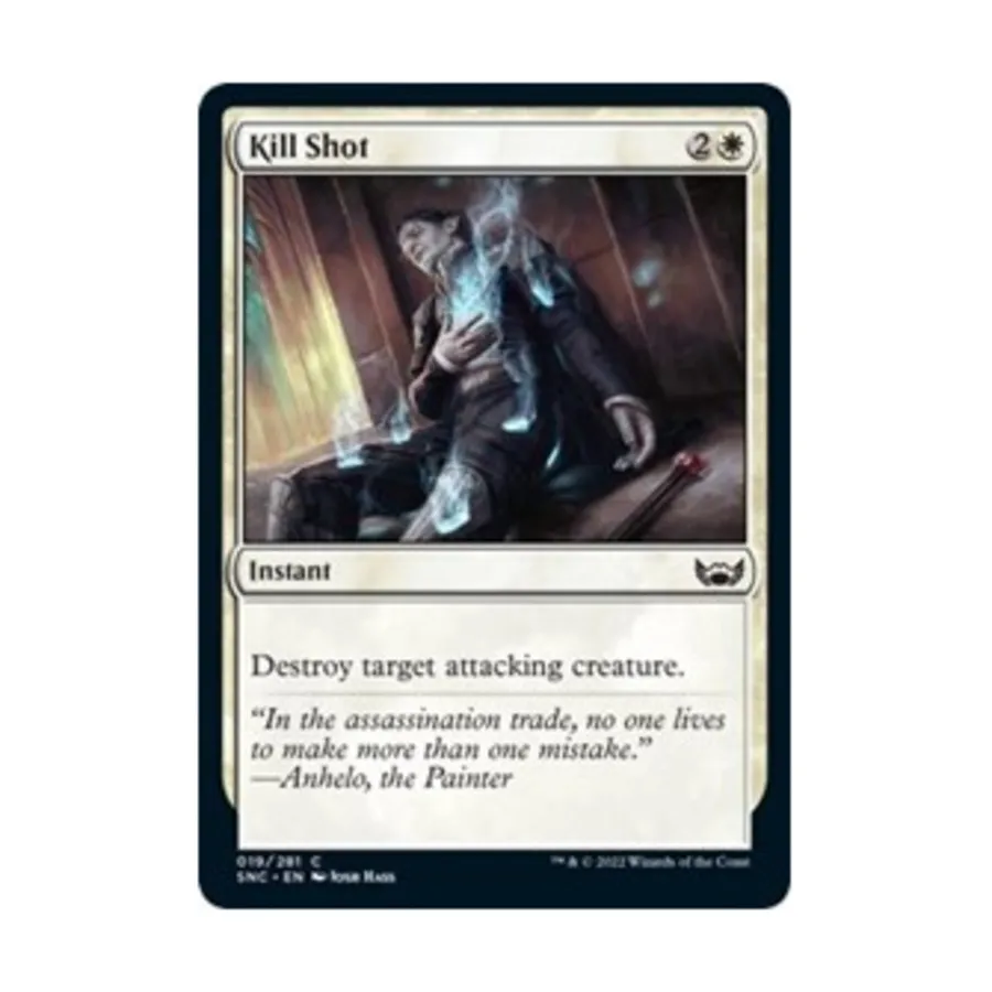 CCG Убийственный выстрел (С), MTG - Streets of New Capenna
CCG Убийственный выстрел (С), MTG - Streets of New Capenna