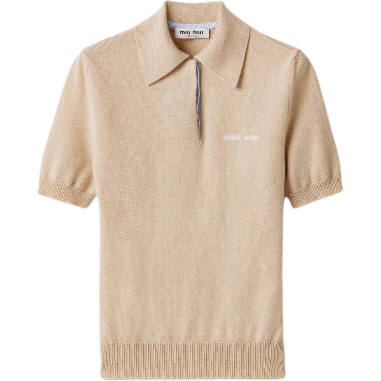 Cashmere Polo Top MIU MIU, белый
Cashmere Polo Top MIU MIU, белый