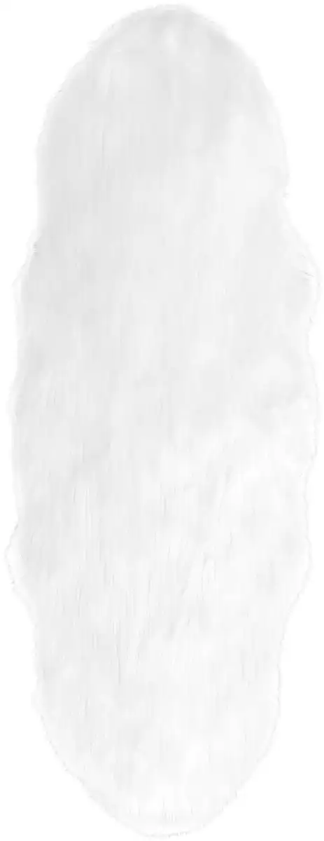 Меховой ковер для дома "Валерия", в форме меха, высота 60 мм, круглый ковер из искусственного меха, особенно мягкий и пушистый Home affaire 50х90 см, белый 
Меховой ковер для дома "Валерия", в форме меха, высота 60 мм, круглый ковер из искусственного меха, особенно мягкий и пушистый Home affaire 50х90 см, белый