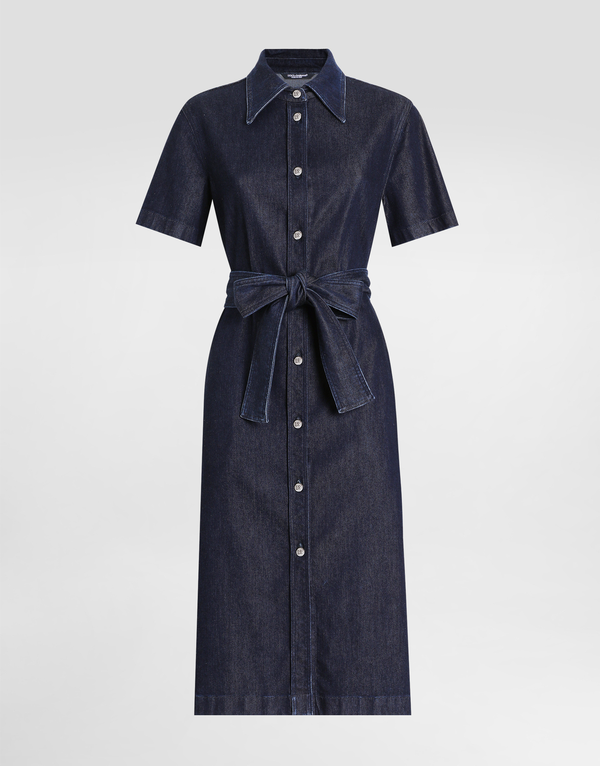 Платье-рубашка из шелкового денима Dolce & Gabbana, мультиколор
Платье-рубашка из шелкового денима Dolce & Gabbana, мультиколор