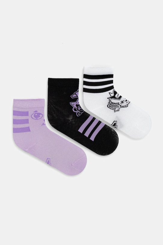 Детские носки 3 пары Adidas Performance, фиолетовый
Детские носки 3 пары Adidas Performance, фиолетовый