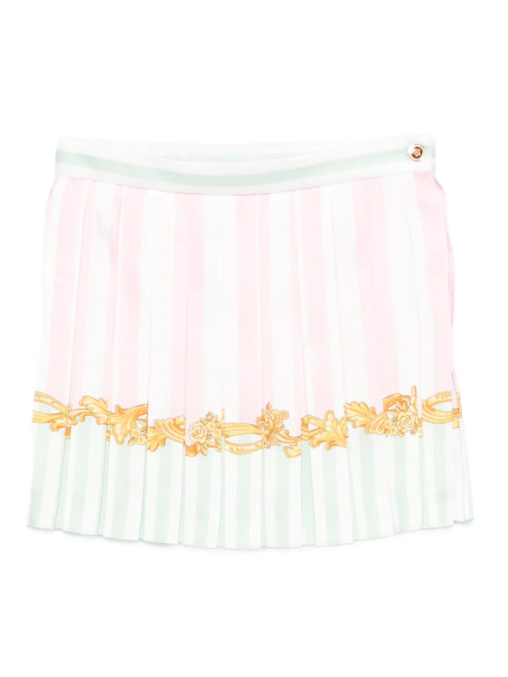 Плиссированная юбка с принтом Baroque Versace Kids, белый
Плиссированная юбка с принтом Baroque Versace Kids, белый