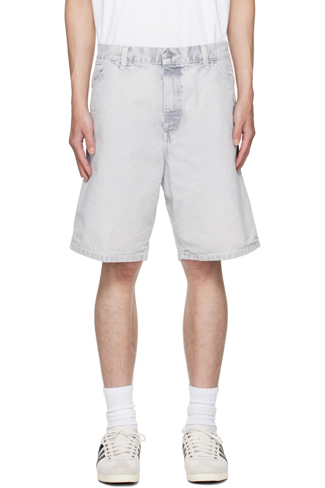 Carhartt Work In Progress Серые шорты с одной лямкой на колене
Carhartt Work In Progress Серые шорты с одной лямкой на колене