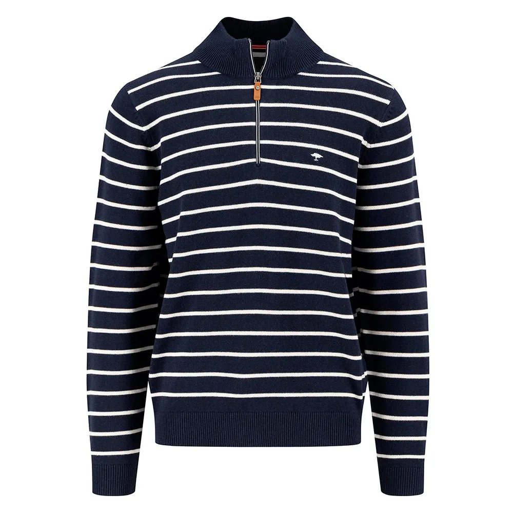 Свитер Fynch Hatton Striped half zip, синий
Свитер Fynch Hatton Striped half zip, синий