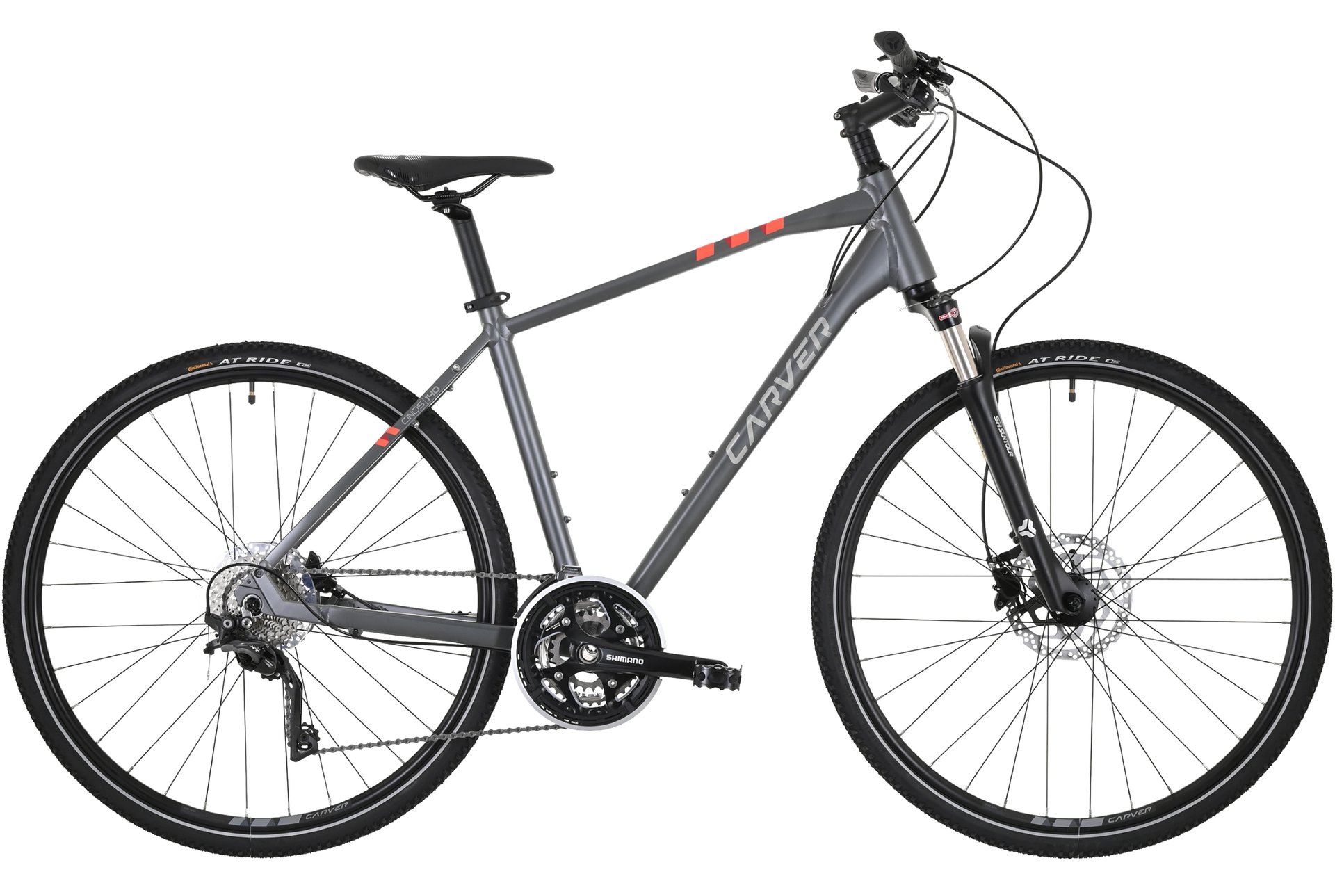 Кроссовый велосипед Carver Cinos 140 - 28 дюймов - Diamant - 2024, цвет Grau|anthracite silver neonred
Кроссовый велосипед Carver Cinos 140 - 28 дюймов - Diamant - 2024, цвет Grau|anthracite silver neonred