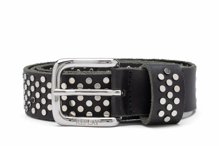 Ремень REPLAY, черный 
Ремень REPLAY, черный