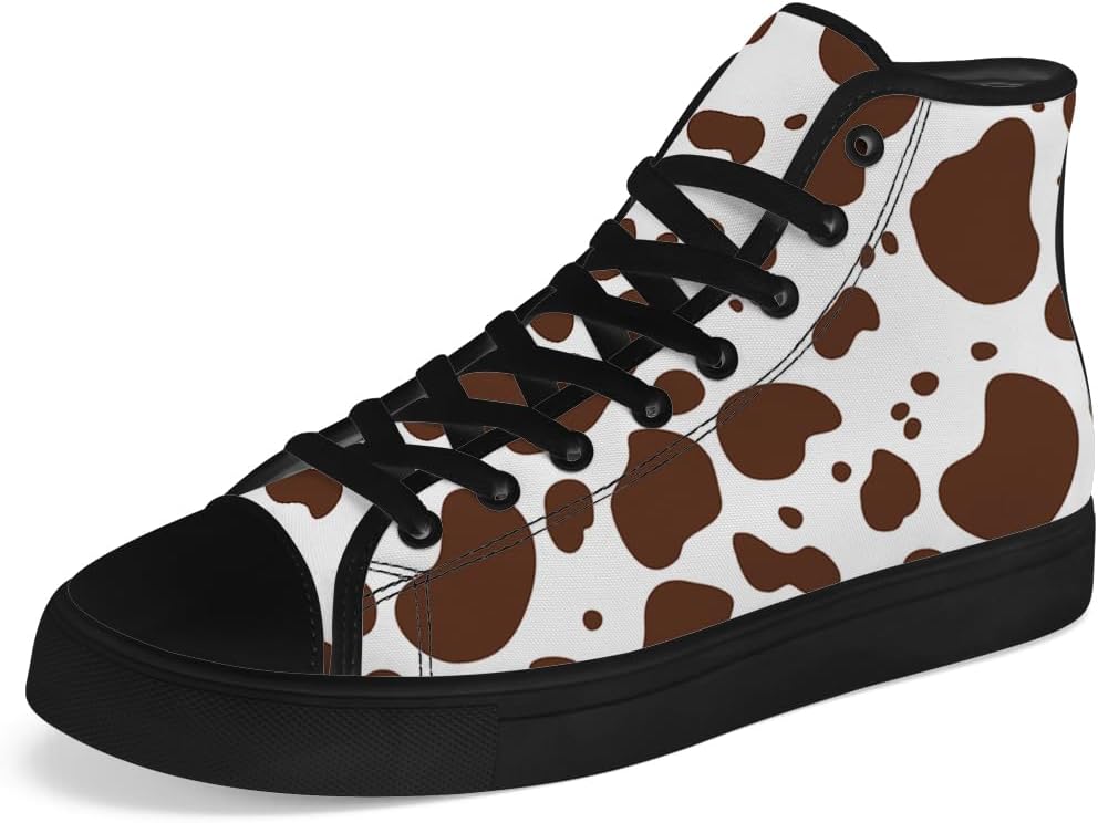 Кеды на высокой подошве chebing с принтом коровы для женщин и мужчин, высокие кроссовки на шнуровке, повседневная обувь, подарки для мужчин и женщин, коричневый
Кеды на высокой подошве chebing с принтом коровы для женщин и мужчин, высокие кроссовки на шнуровке, повседневная обувь, подарки для мужчин и женщин, коричневый