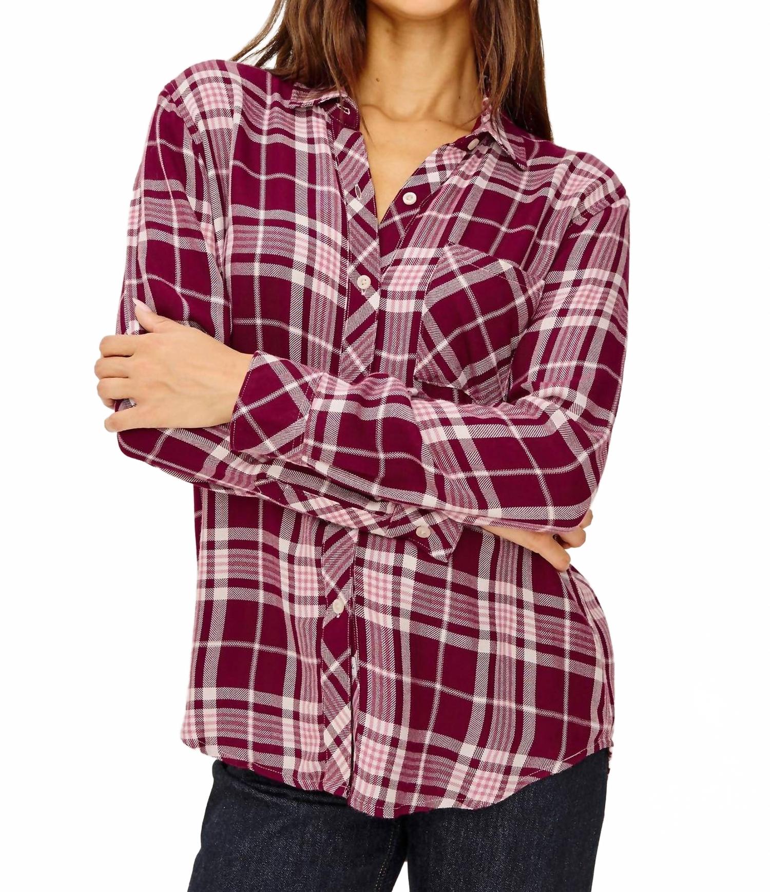 Rails Рубашка с длинными рукавами и клетчатым узором Hunter, цвет Winterberry
Rails Рубашка с длинными рукавами и клетчатым узором Hunter, цвет Winterberry