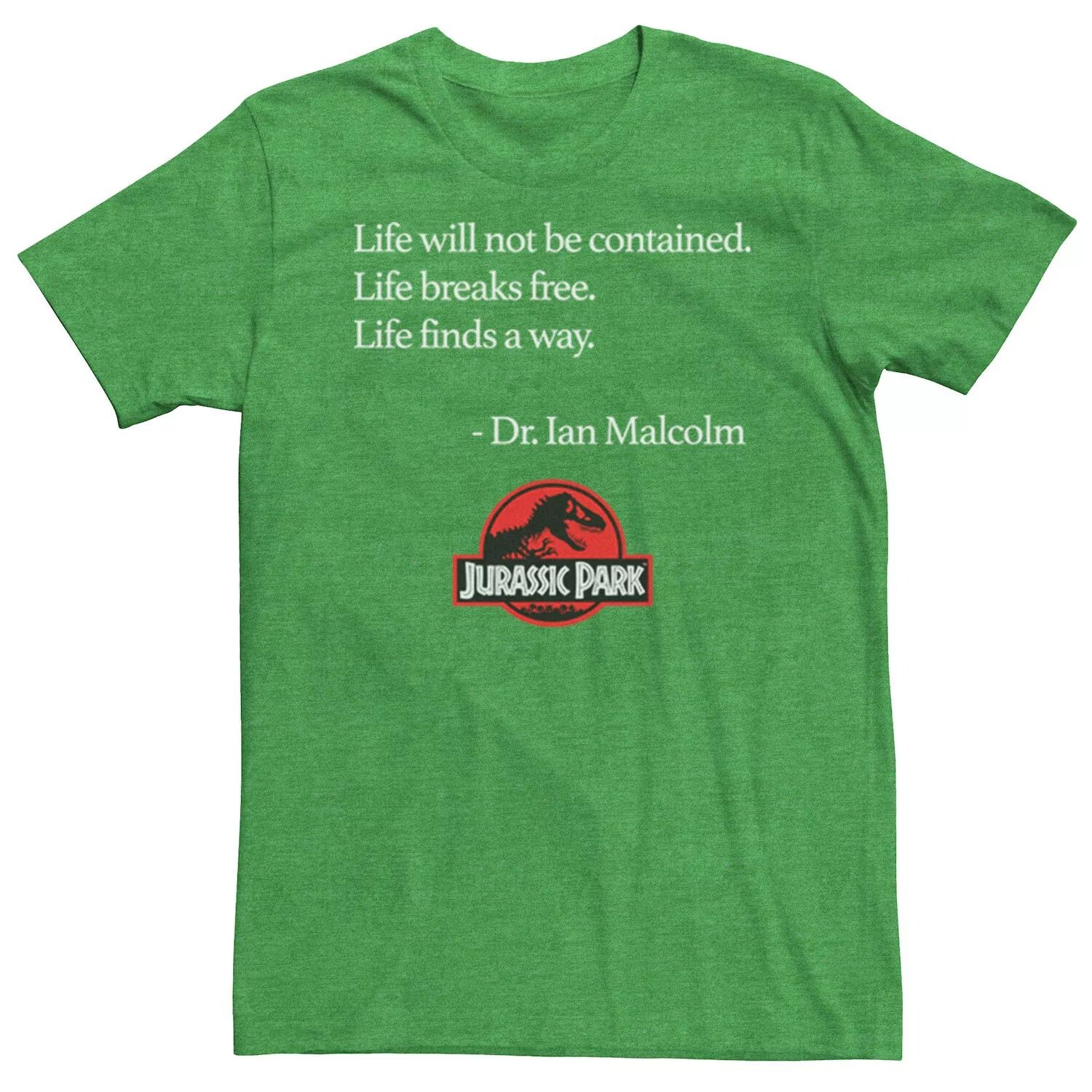 Мужская футболка Jurassic Park Life Finds A Way Quote Licensed Character
Мужская футболка Jurassic Park Life Finds A Way Quote Licensed Character