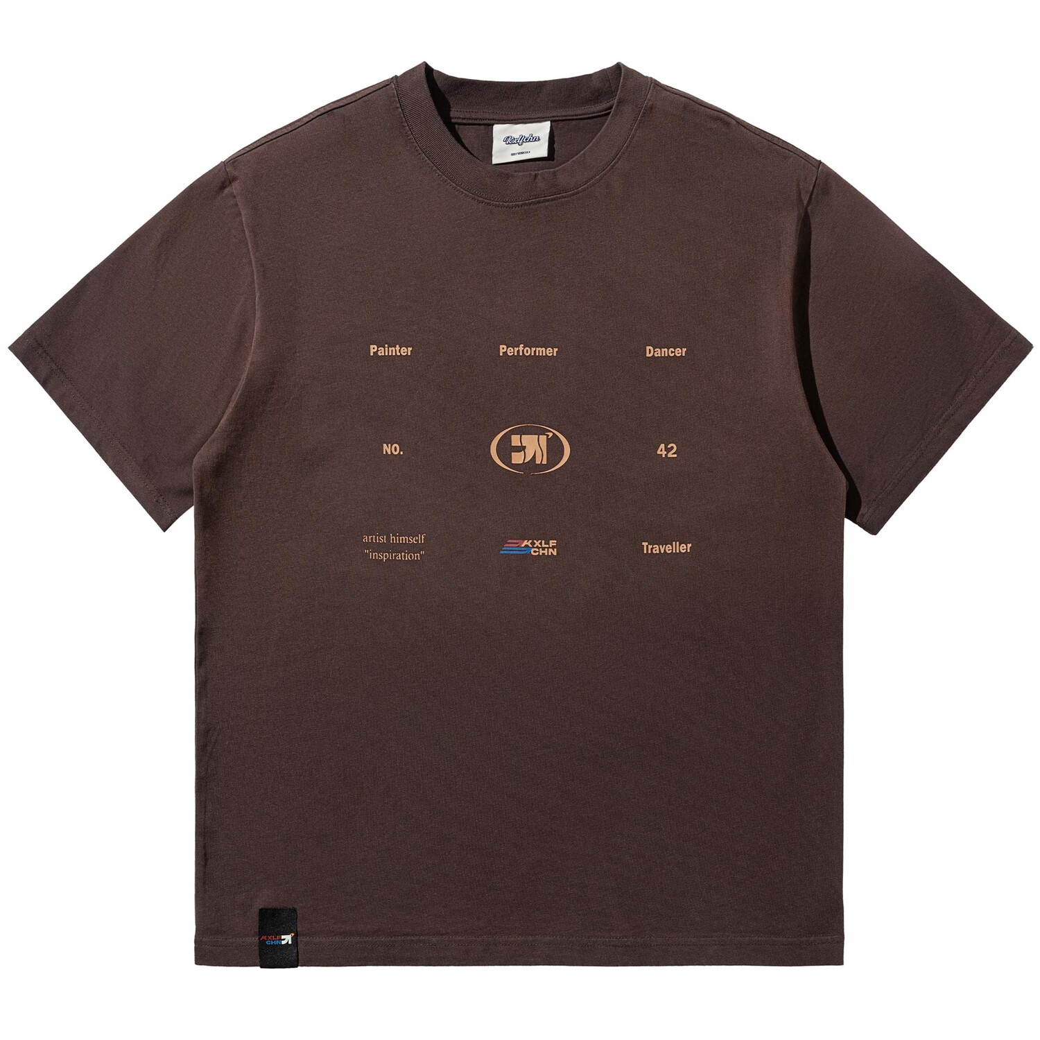 Kxlfchn Футболка унисекс, Коричневый
Kxlfchn Футболка унисекс, Коричневый