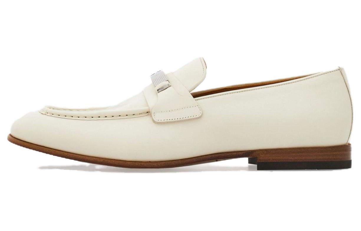 Кожаные лоферы с логотипом Ferragamo, бежевый
Кожаные лоферы с логотипом Ferragamo, бежевый