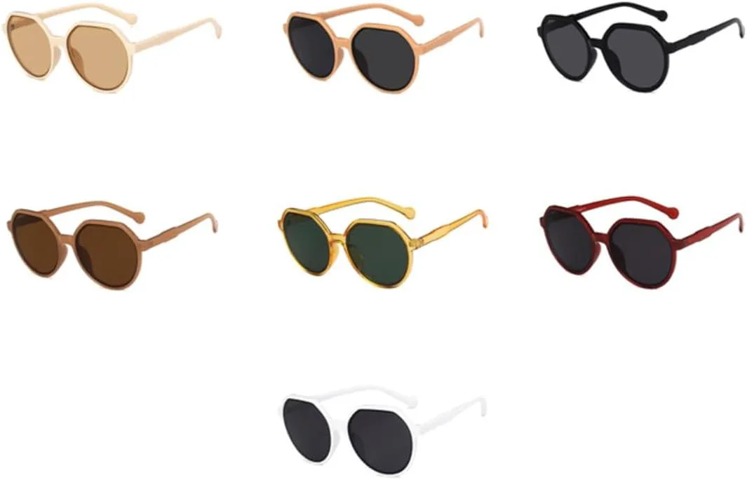 Солнцезащитные очки с защитой UV400 | Круглая оправа, цветные линзы | Для женщин и мужчин, для занятий спортом на открытом воздухе и вождения DSVIGF, White Gray
Солнцезащитные очки с защитой UV400 | Круглая оправа, цветные линзы | Для женщин и мужчин, для занятий спортом на открытом воздухе и вождения DSVIGF, White Gray