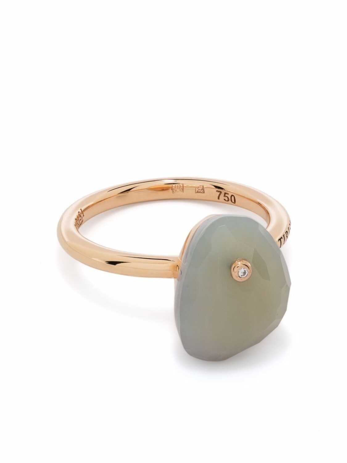 Кольцо из розового золота с бриллиантом и камнем Tirisi, розовый
Кольцо из розового золота с бриллиантом и камнем Tirisi, розовый