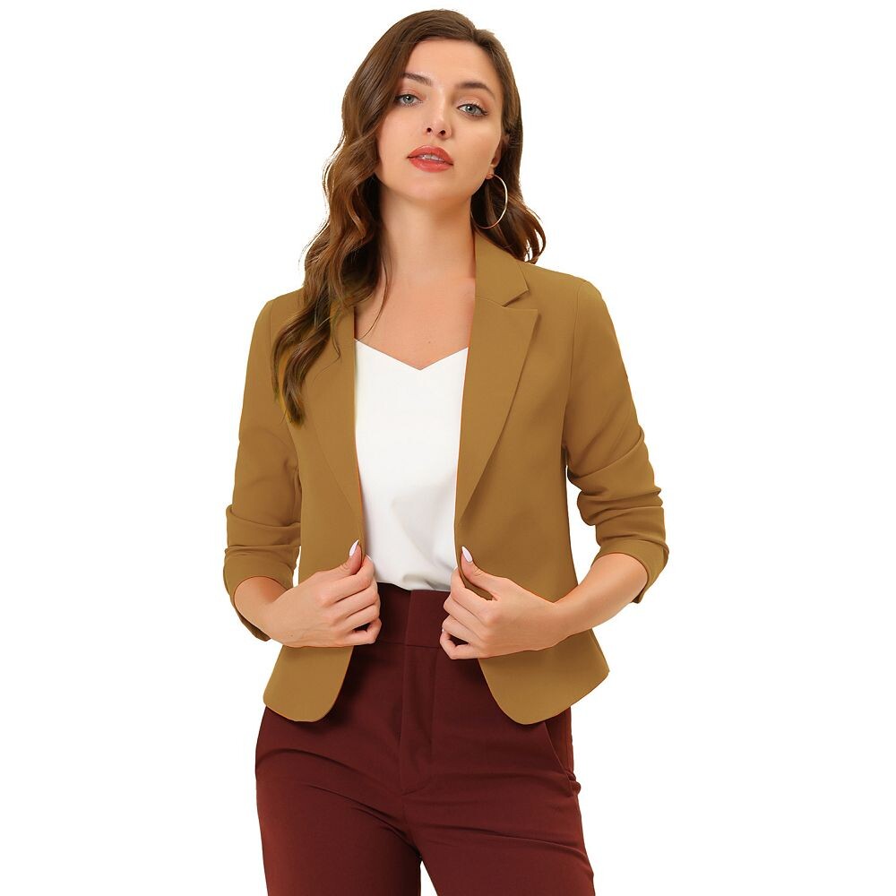 Женский пиджак с открытым передом и цветочным принтом ALLEGRA K, цвет Dark Khaki Solid
Женский пиджак с открытым передом и цветочным принтом ALLEGRA K, цвет Dark Khaki Solid