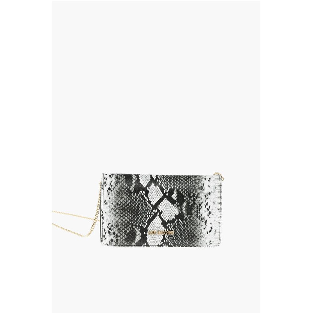 Сумка через плечо LOVE из искусственной кожи с эффектом змеиной кожи Moschino, черно-белое
Сумка через плечо LOVE из искусственной кожи с эффектом змеиной кожи Moschino, черно-белое