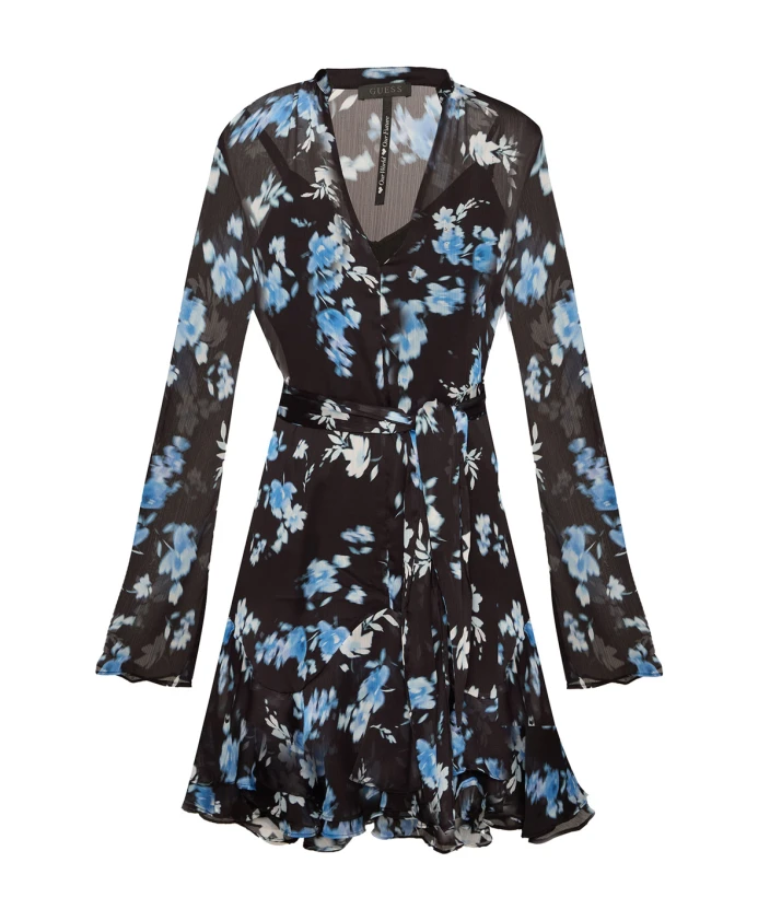 Платье из шифона с цветочным принтом и длинными рукавами Guess, мультиколор
Платье из шифона с цветочным принтом и длинными рукавами Guess, мультиколор
