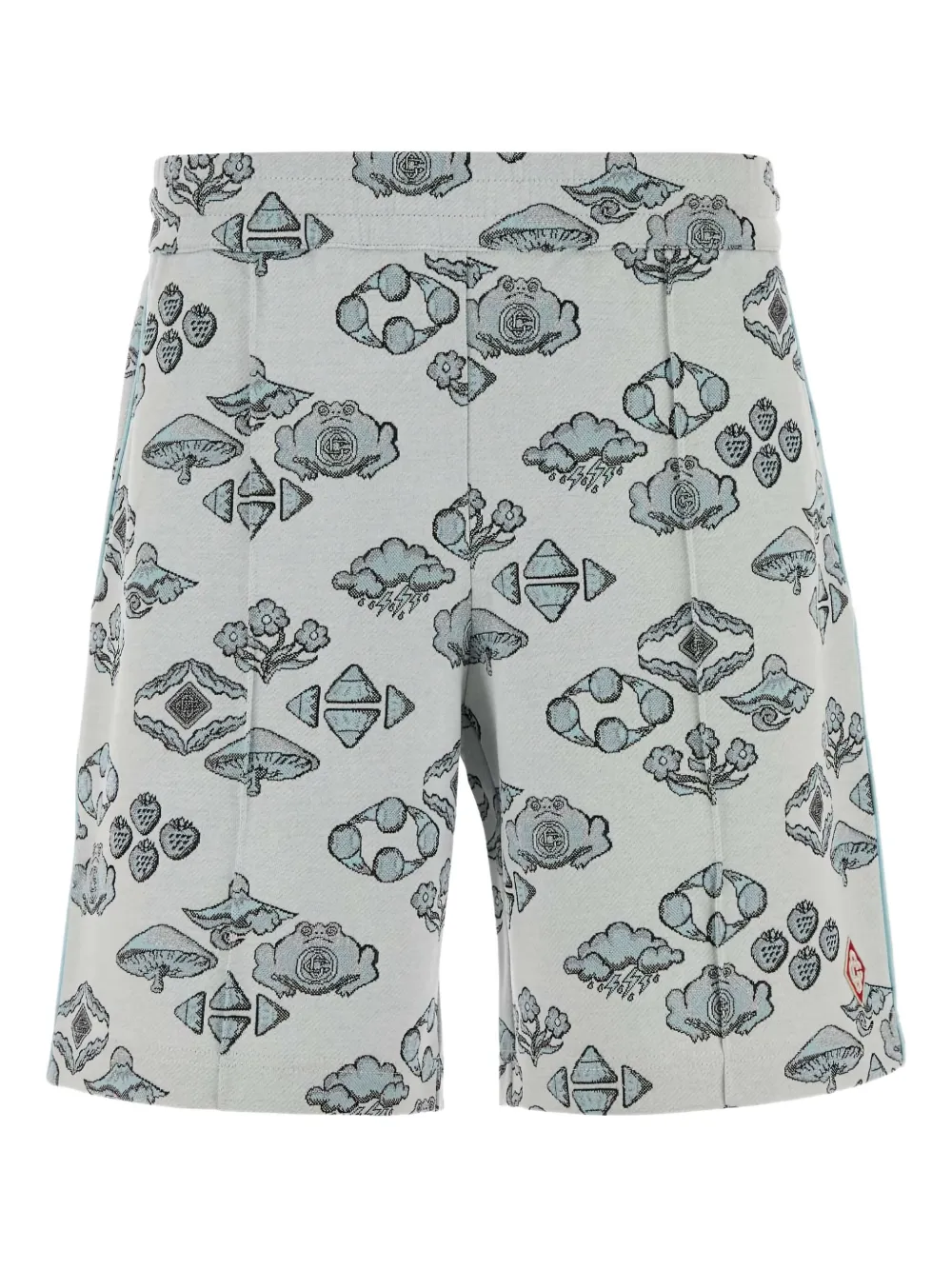 Вышитые жаккардовые шорты-бермуды Casablanca, серый
Вышитые жаккардовые шорты-бермуды Casablanca, серый