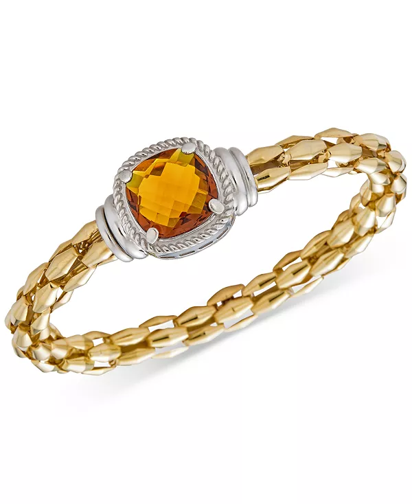 Браслет-Браслет с цитрином турбо (8,5 карата) из стерлингового серебра с покрытием из 14-каратного золота Macy'S, citrine
Браслет-Браслет с цитрином турбо (8,5 карата) из стерлингового серебра с покрытием из 14-каратного золота Macy'S, citrine