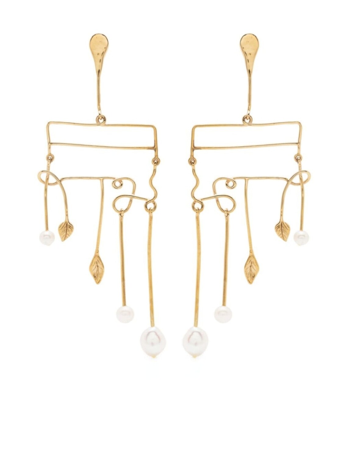 Серьги Sirocco с жемчугом Aurelie Bidermann, золотой
Серьги Sirocco с жемчугом Aurelie Bidermann, золотой