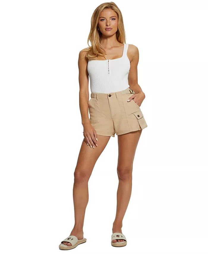 Женские карго-шорты Amara GUESS, зеленый
Женские карго-шорты Amara GUESS, зеленый